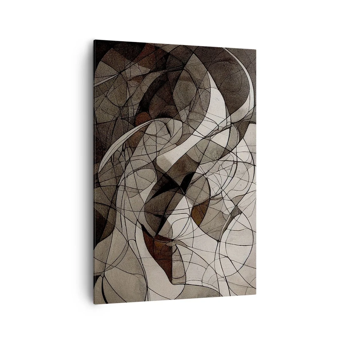 Tablou pe pânză - Circulația culorilor pământului - 70x100 cm