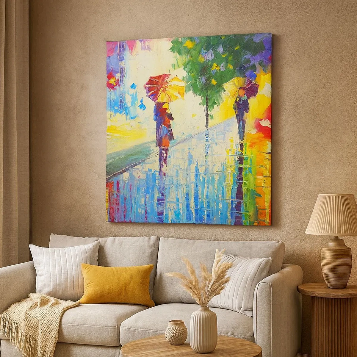 Tablou pe pânză - Și totul este clar - 30x30 cm