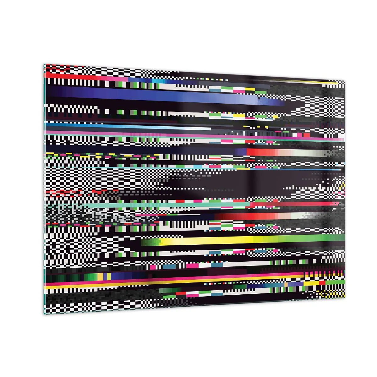 Tablou pe sticlă - Imaginea controlată a realității - 100x70 cm