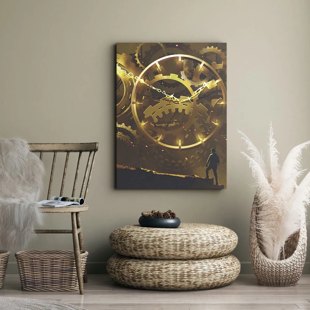 Tablou pe pânză - La sursa timpului - 70x100 cm