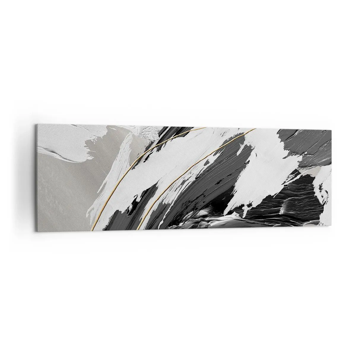 Tablou pe pânză - Abstracție cu fler - 160x50 cm