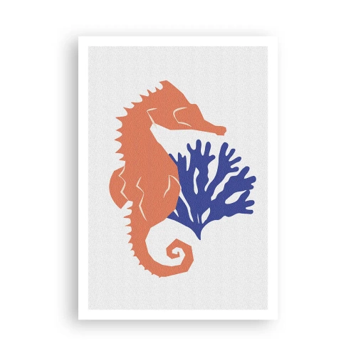 Poster - Pe o pajiște subacvatică - 70x100 cm