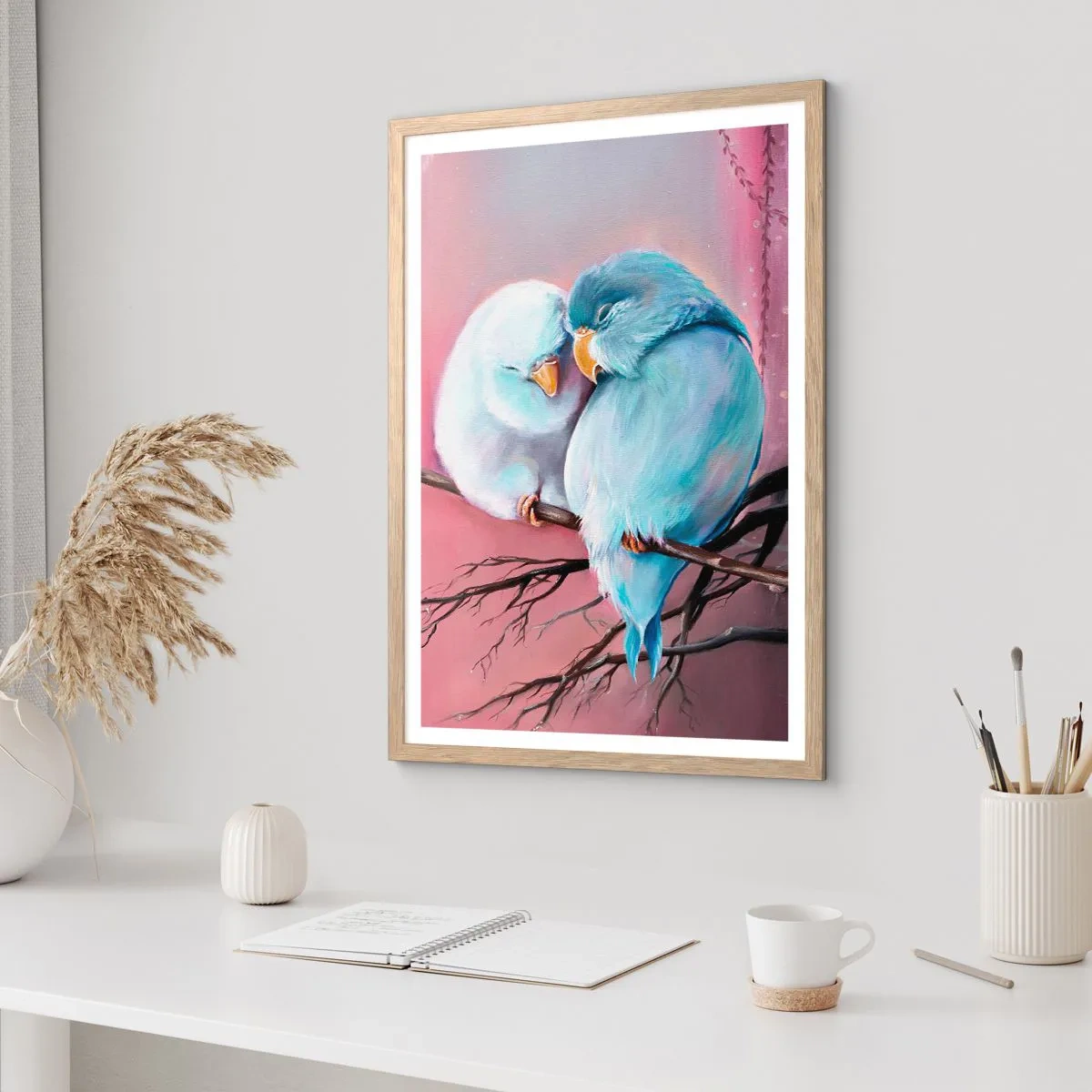 Poster în ramă de stejar deschis - Ce mai este de adăugat?... - 70x100 cm