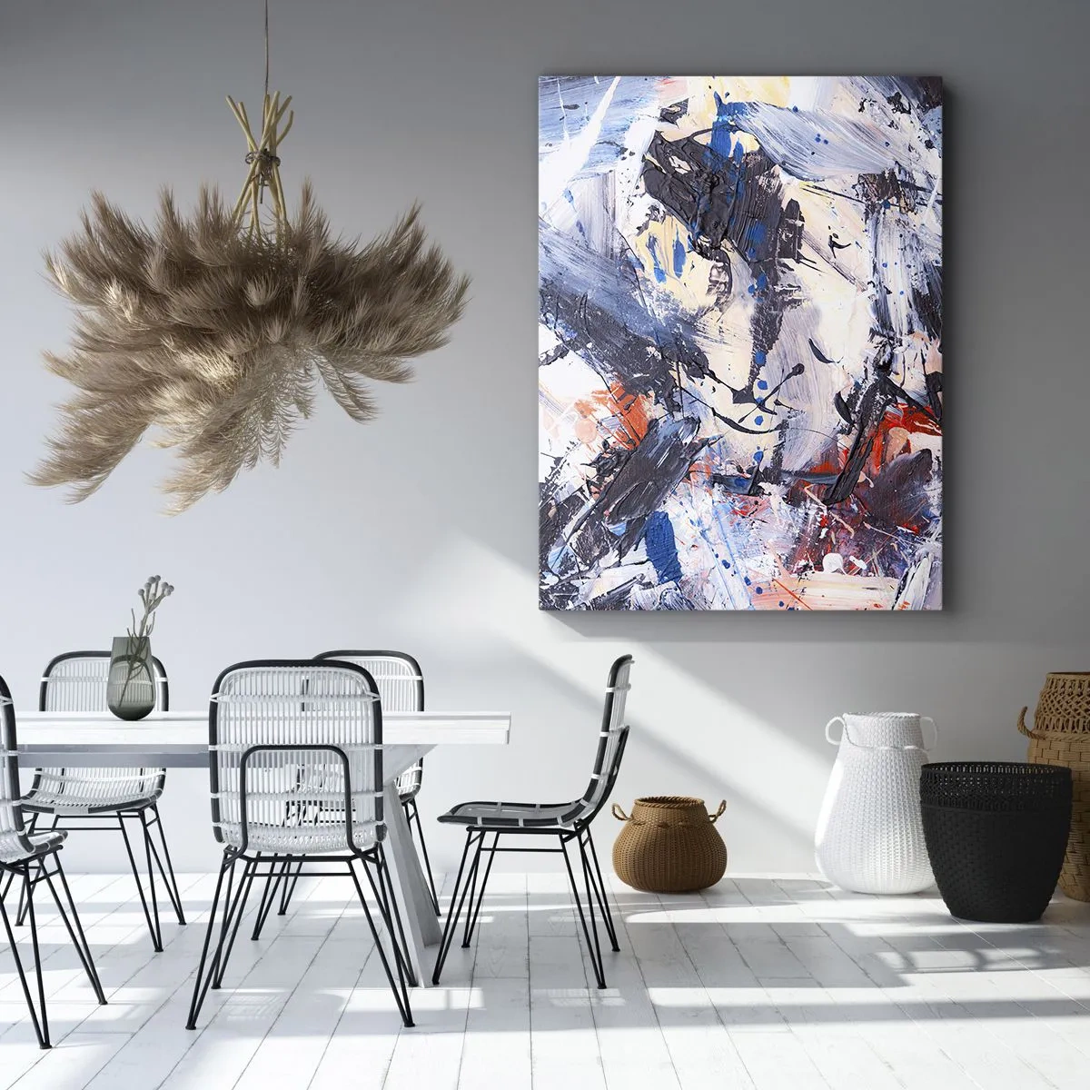 Tablou pe pânză - Dansul nebun al abstracției - 50x70 cm