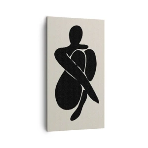 Tablou pe pânză - În propriile îmbrățișări - 45x80 cm
