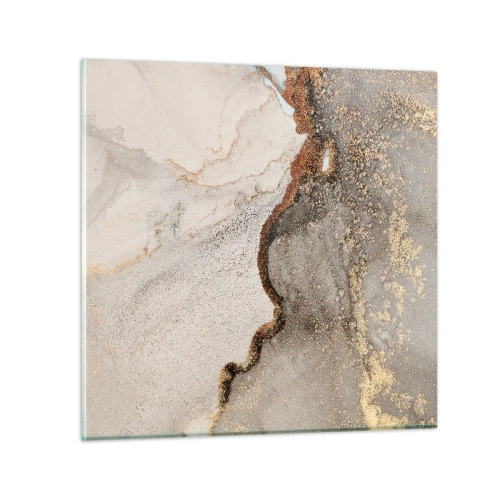 Tablou pe sticlă - La granița culorilor - 30x30 cm