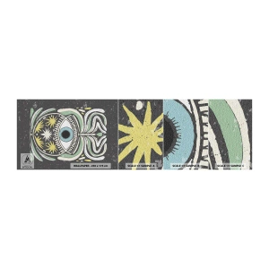 Mostră de Tapet Standard Eco - Ritualuri tribale - Boho, Ochi, Pastel - 100x30 cm