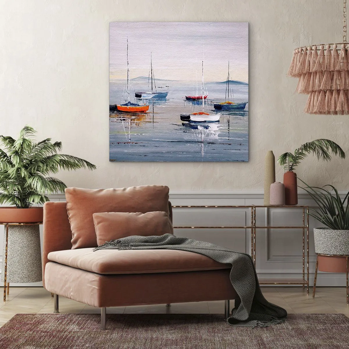 Tablou pe pânză - O odihnă binemeritată - 60x60 cm