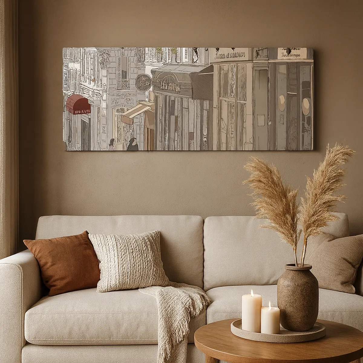 Tablou pe pânză - Bucurii urbane - 30x30 cm