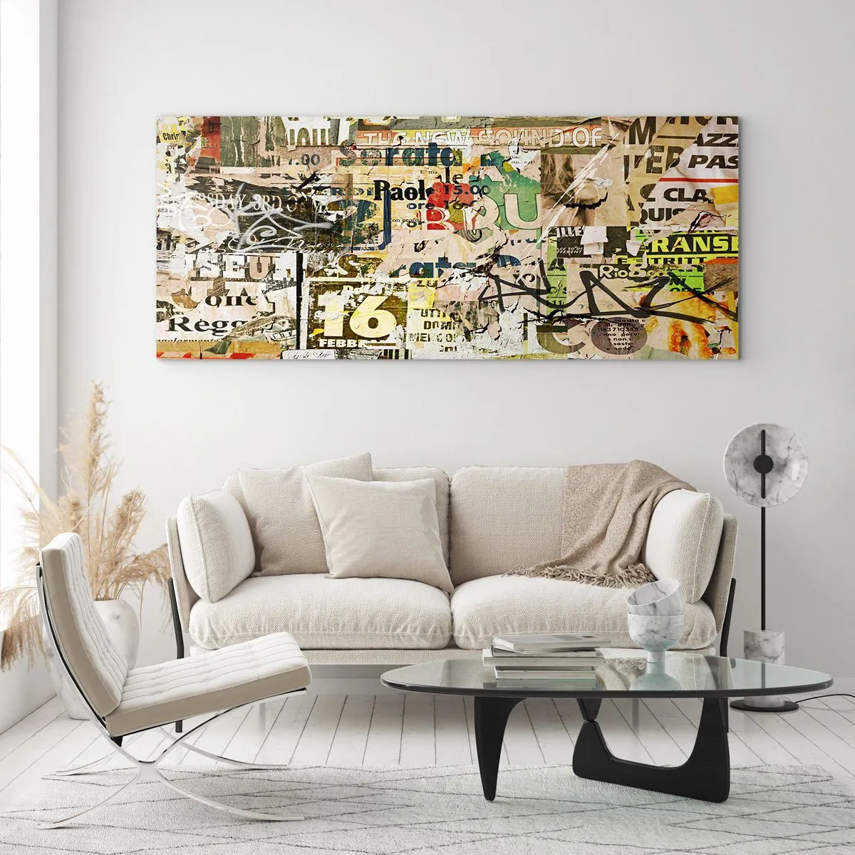 Tablou pe sticlă - Oh, se întâmplă... - 100x40 cm