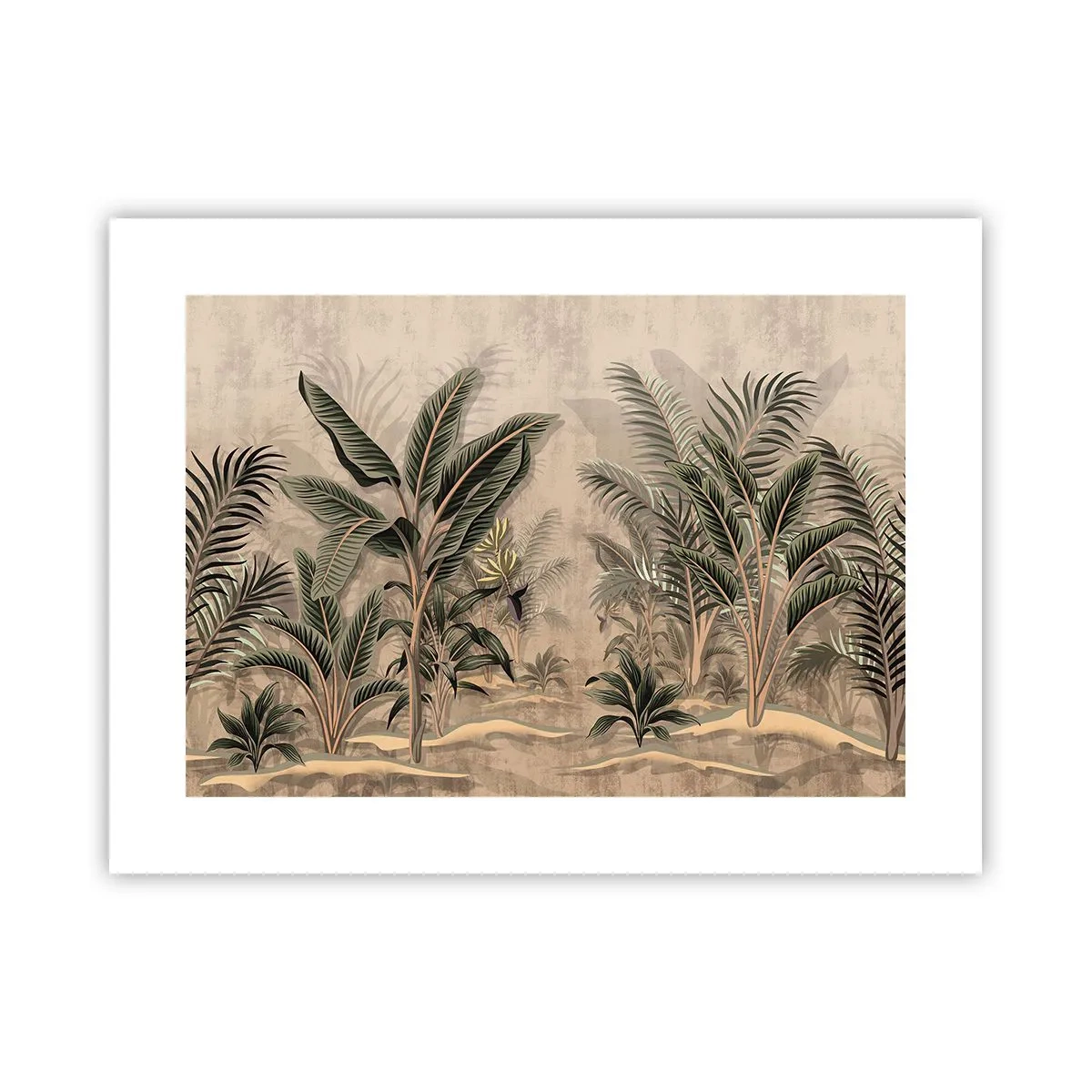 Poster - Gravură în stil colonial - 40x30 cm