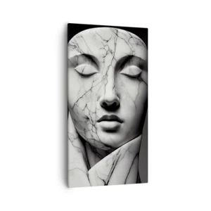 Tablou pe pânză - Forme de marmură - 55x100 cm
