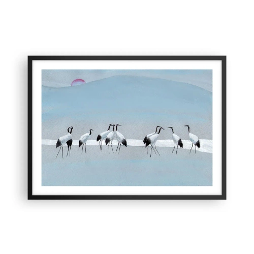 Poster în ramă neagră - După o zi fierbinte - 70x50 cm