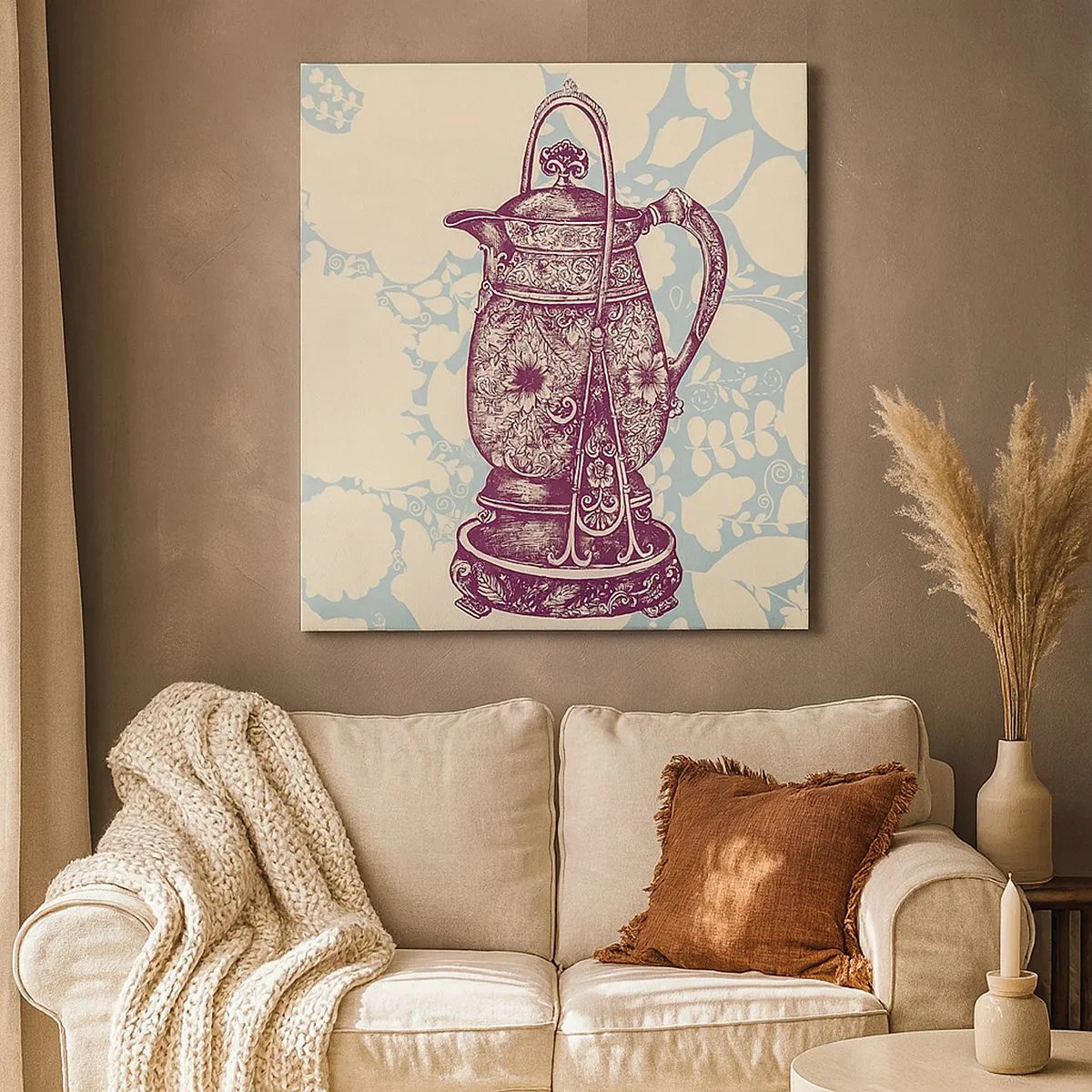 Tablou pe pânză - Frumusețea vieții de zi cu zi - 30x30 cm