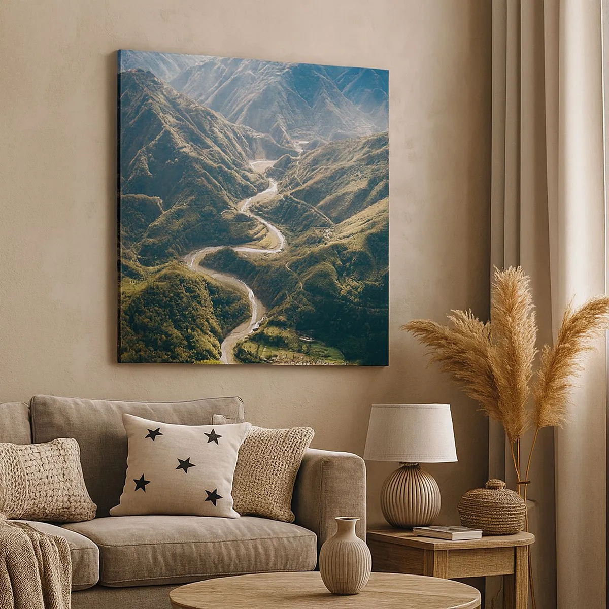 Tablou pe pânză - Direct din inima munților - 30x30 cm