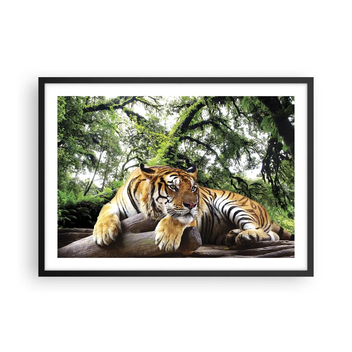 Poster în ramă neagră - Cu respect - 70x50 cm