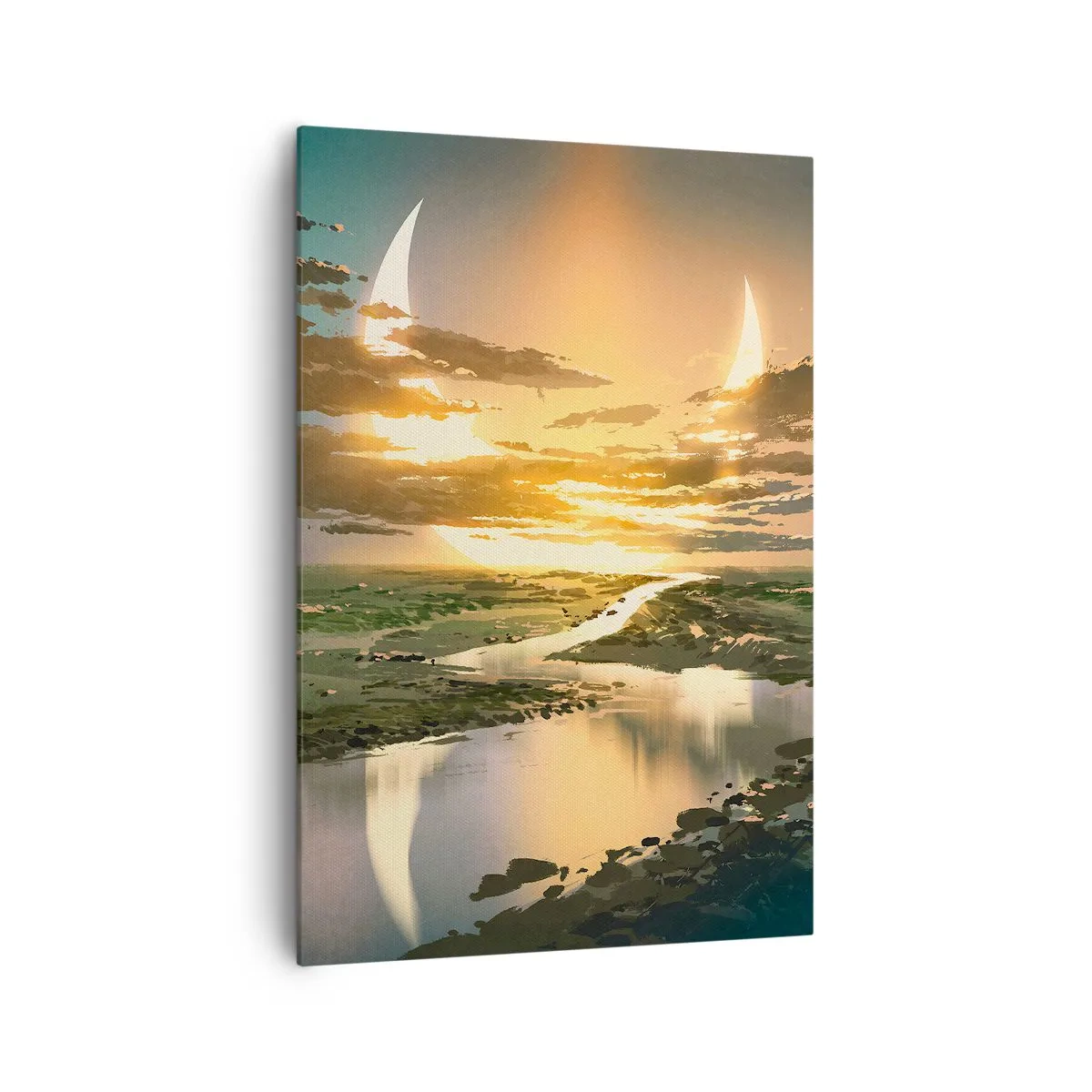 Tablou pe pânză - Undeva într-o galaxie foarte, foarte îndepărtată - 70x100 cm