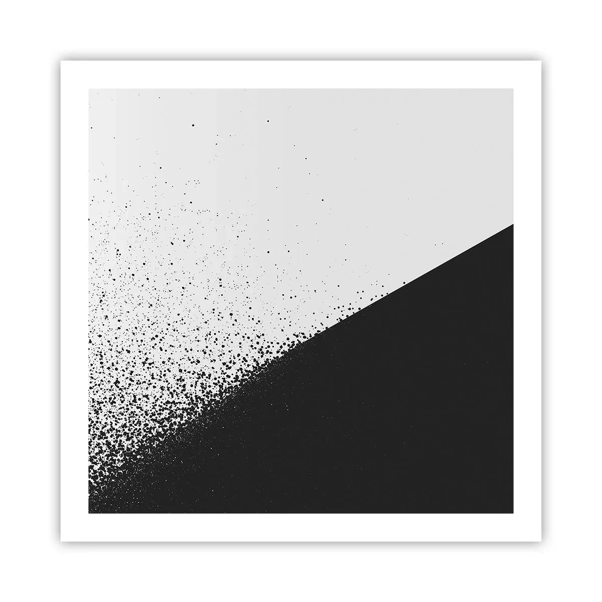 Poster - Din ce în ce mai repede, din ce în ce mai mult - 60x60 cm