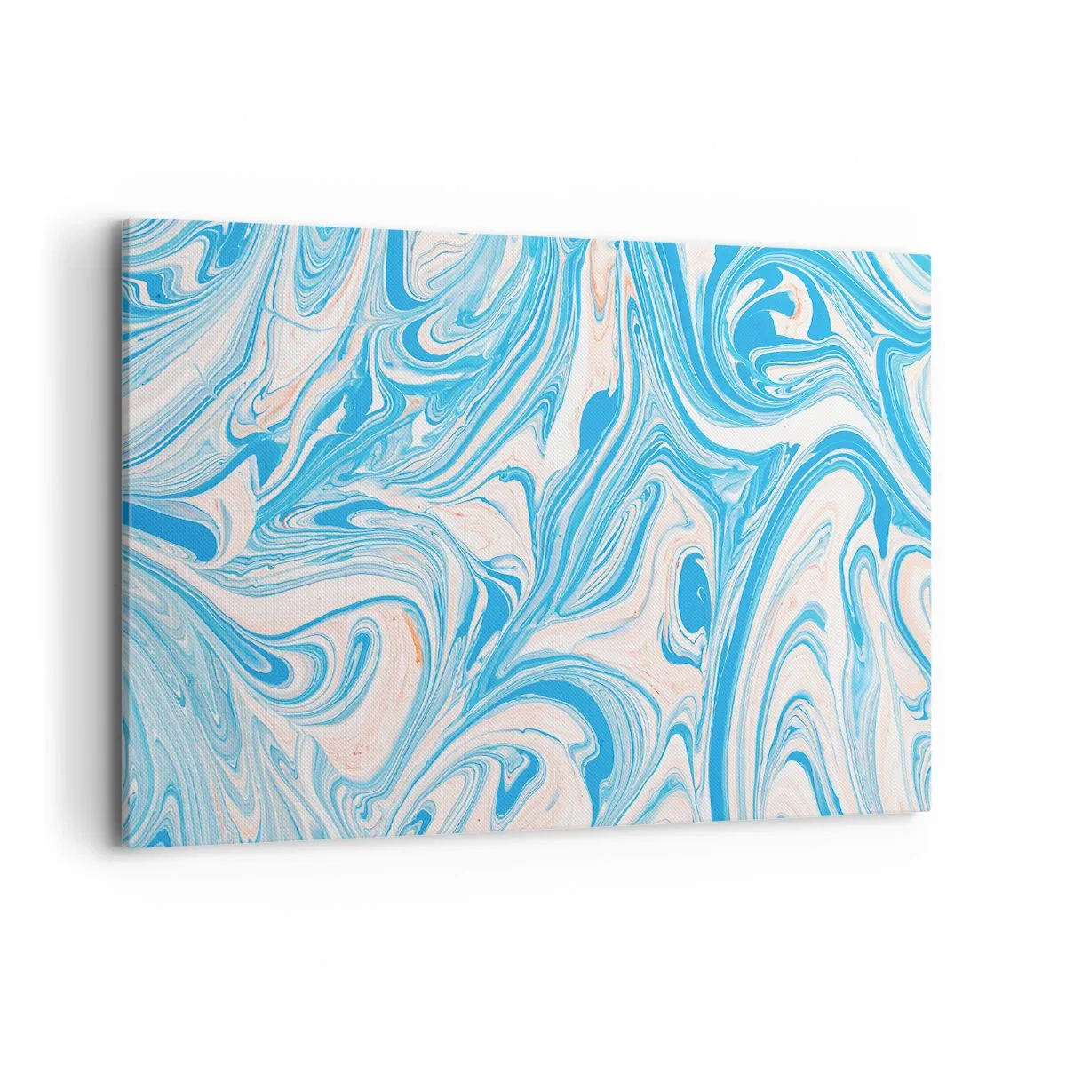 Tablou pe pânză - Splash în turcoaz - 100x70 cm