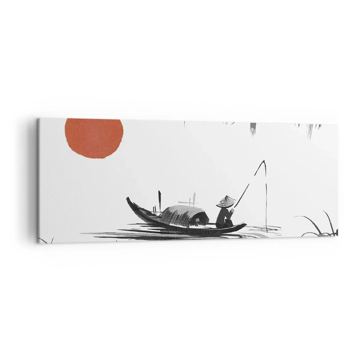 Tablou pe pânză - O după-amiază asiatică - 140x50 cm