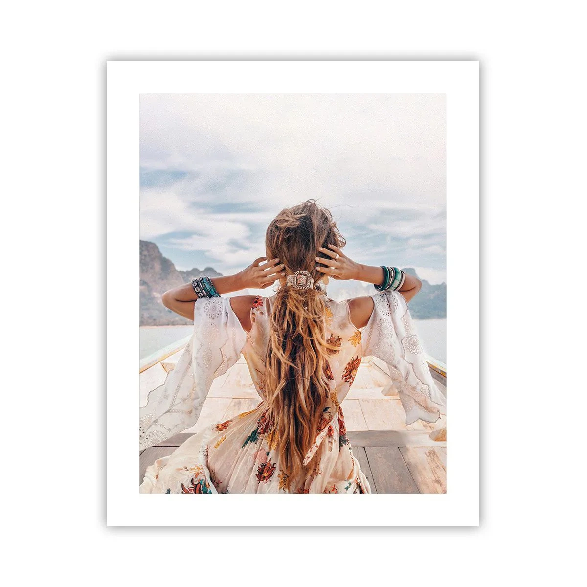 Poster - Pe drumul spre fericire - 40x50 cm