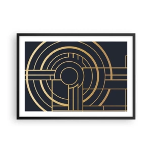 Poster în ramă neagră - Întoarcerea lucrurilor - 70x50 cm