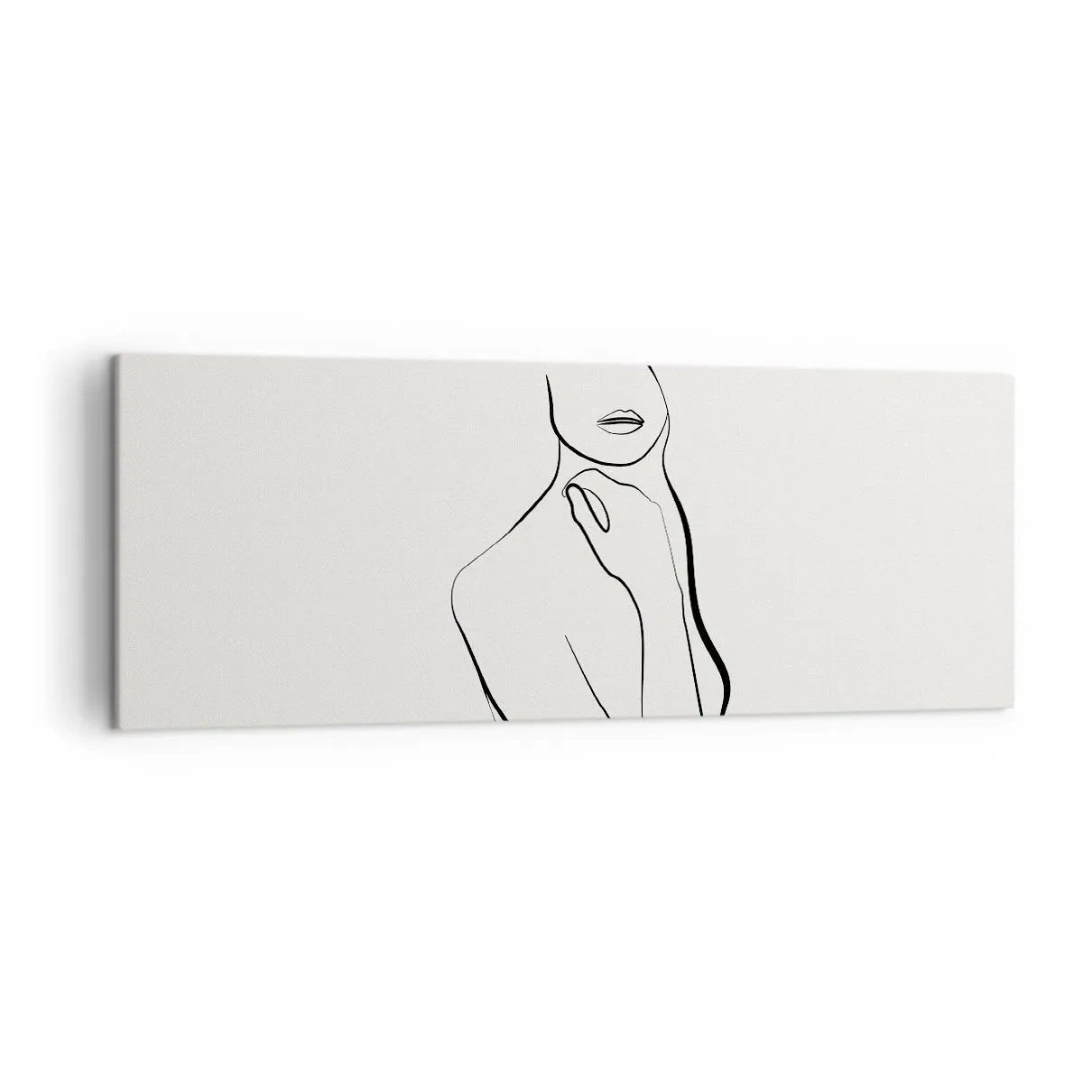 Tablou pe pânză - Val de melancolie - 140x50 cm