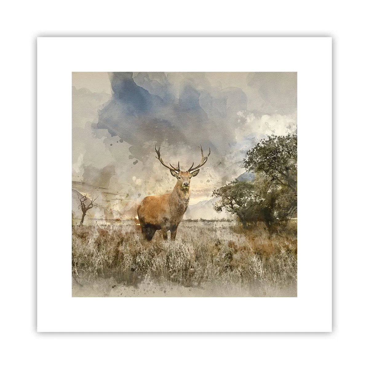 Poster - Demnitate - putere - măreție - 30x30 cm