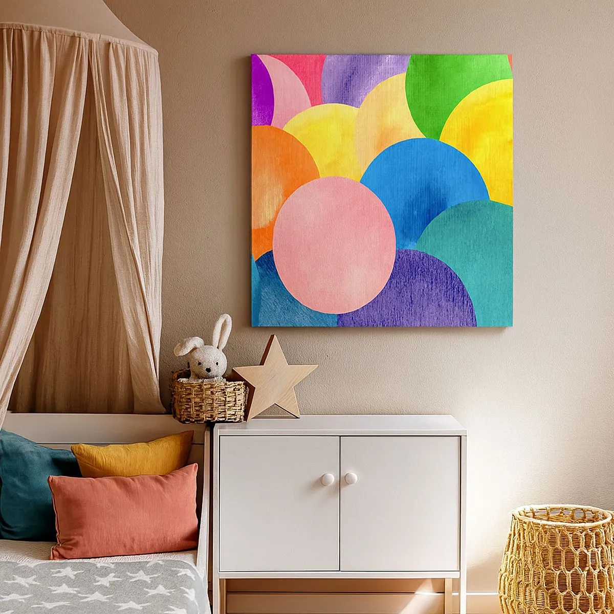 Tablou pe pânză - Plenitudinea originară a vieții - 30x30 cm