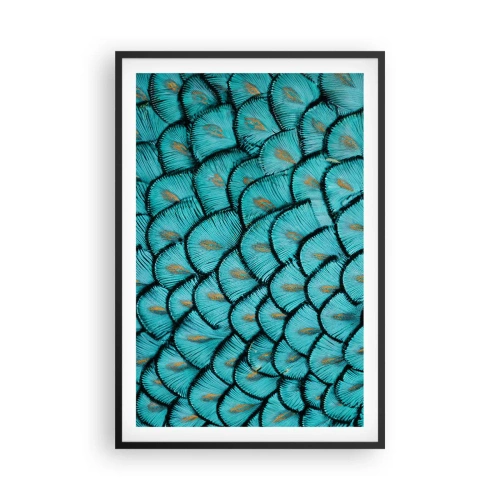 Poster în ramă neagră - Marea gală a penelor - 61x91 cm