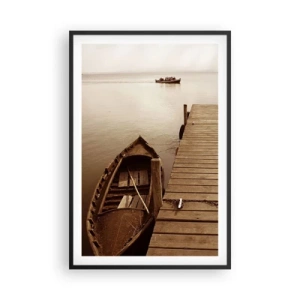 Poster în ramă neagră - Marea pace - 61x91 cm