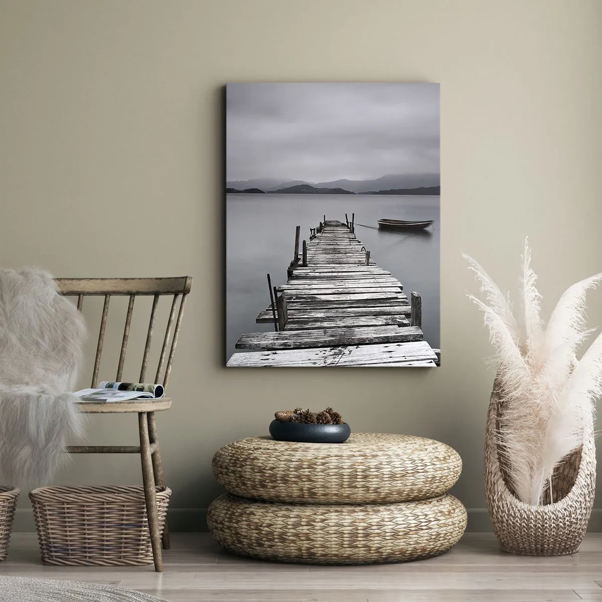 Tablou pe pânză - Poți pleca mâine - 45x80 cm