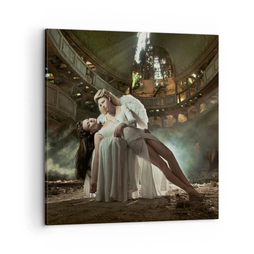 Tablou pe pânză - Spiritul vechiului teatru - 50x50 cm