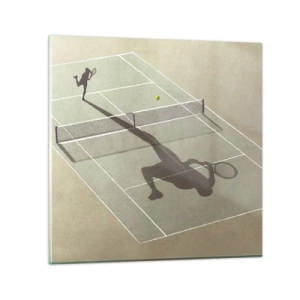 Tablou pe sticlă - Învinge-te pe tine însuți - 30x30 cm