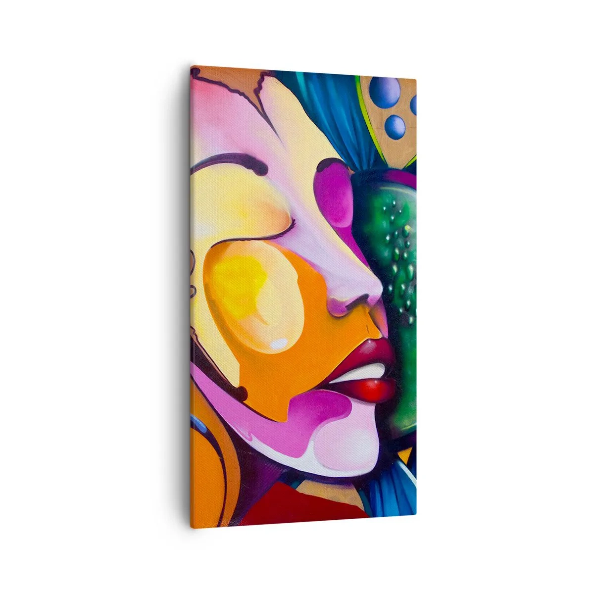 Tablou pe pânză - Atingere de culoare - 55x100 cm