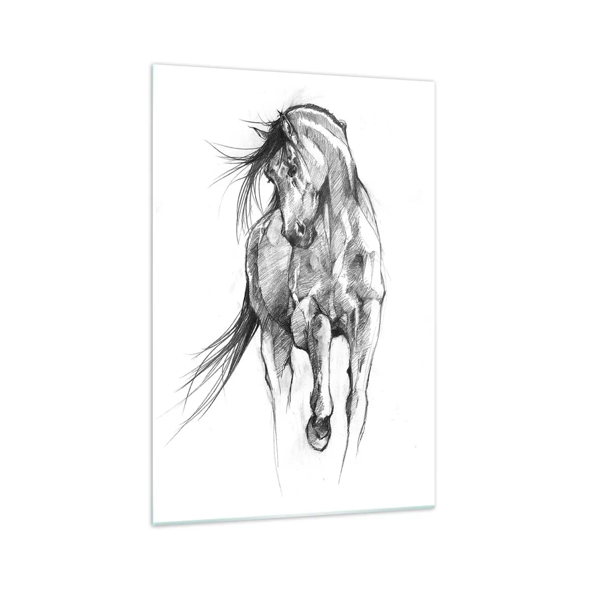 Tablou pe sticlă - Într-un trap grațios - 70x100 cm