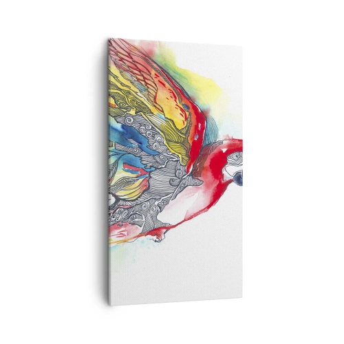 Tablou pe pânză - Trăiește în culori - 45x80 cm