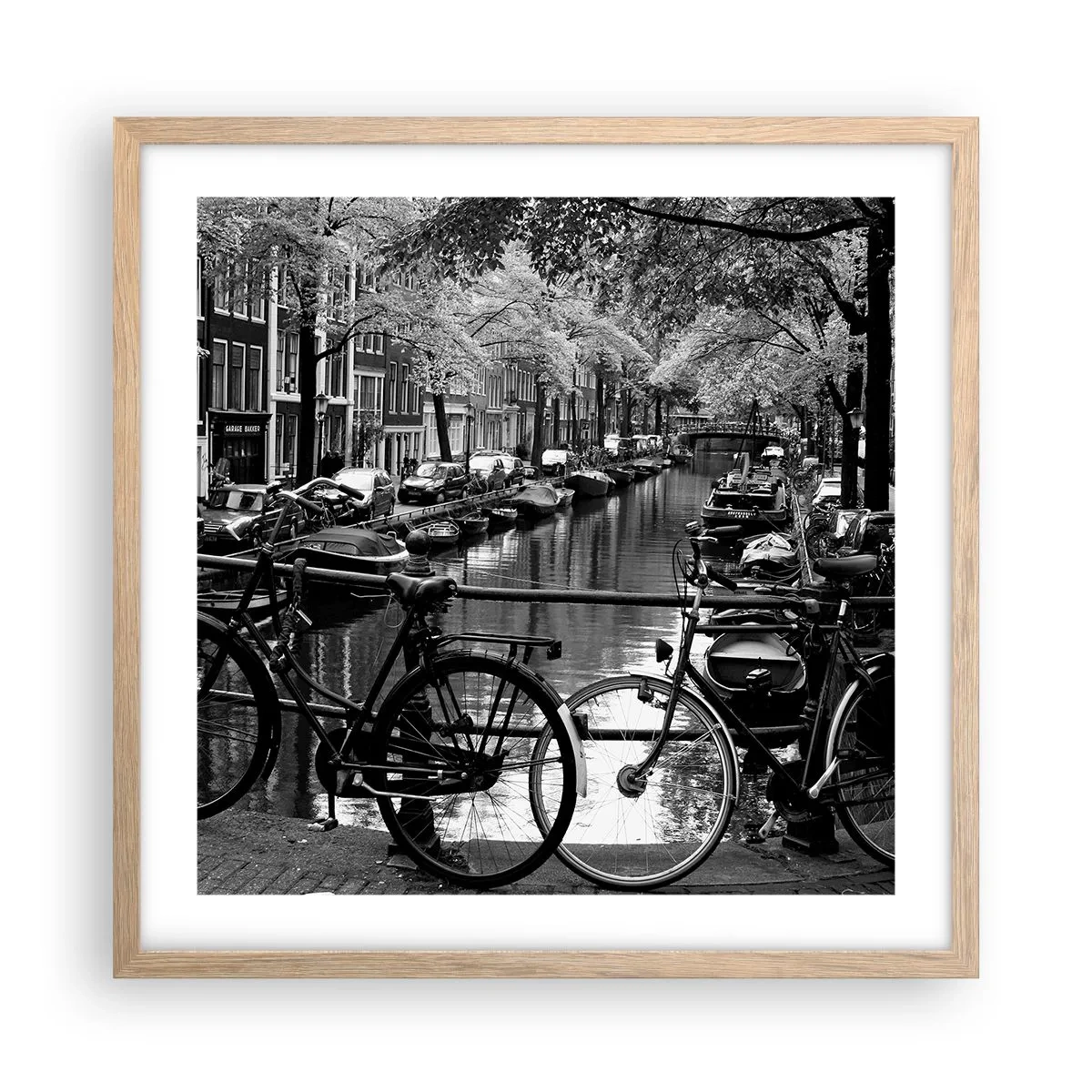 Poster în ramă de stejar deschis - O perspectivă foarte olandeză - 50x50 cm