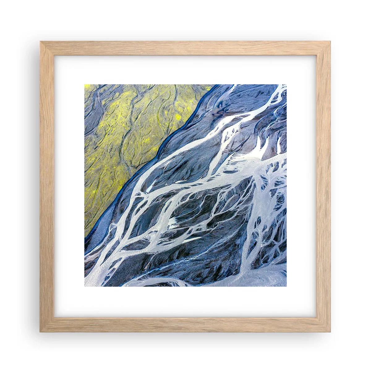 Poster în ramă de stejar deschis - Picturi din natură - 30x30 cm