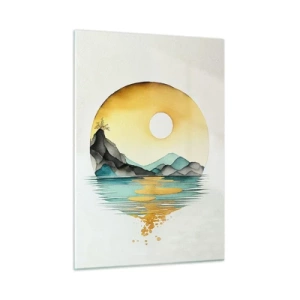 Tablou pe sticlă - În cercul de frumusețe - 50x70 cm
