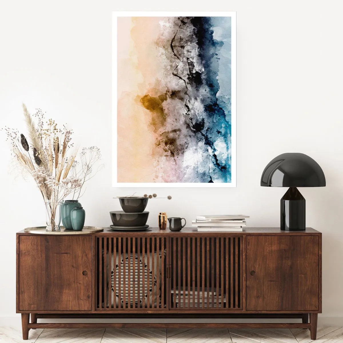 Poster - Scufundate într-un vârtej de ceață - 40x50 cm