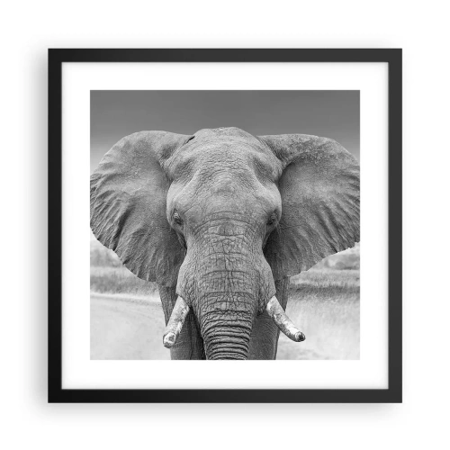 Poster în ramă neagră - Bun venit în lumea mea - 40x40 cm