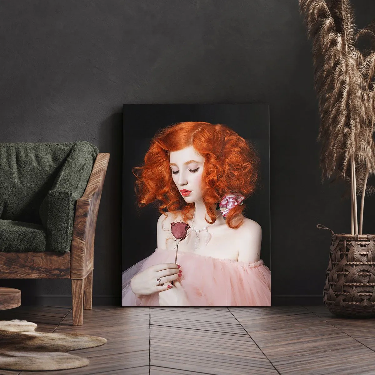 Tablou pe pânză - În stil baroc - 55x100 cm