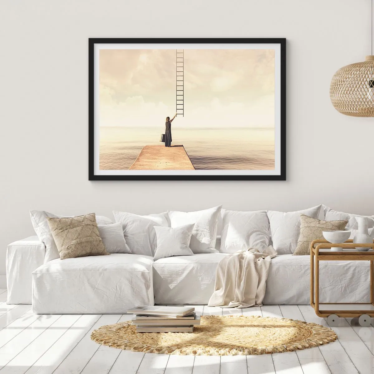 Poster în ramă neagră - O călătorie conceptuală - 70x50 cm