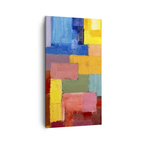 Tablou pe pânză - Fiecare diferită, toate colorate - 45x80 cm