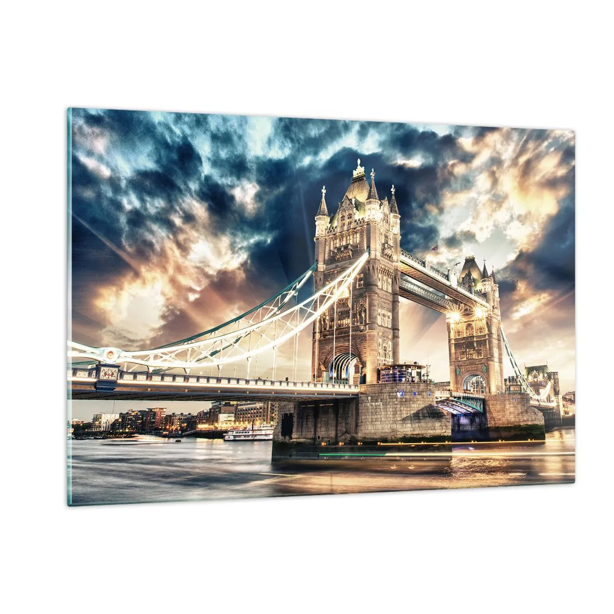 Tablou pe sticlă - Un monument al imperiului victorian - 120x80 cm