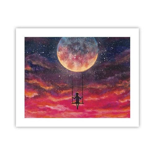 Poster - Cu capul în nori - 50x40 cm