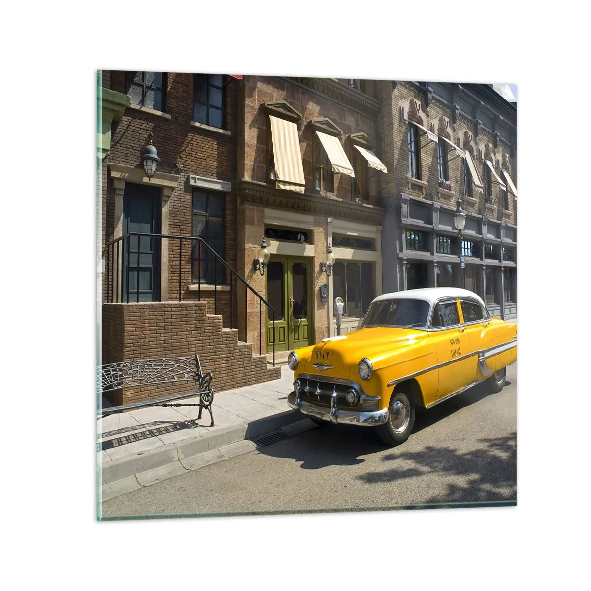 Tablou pe sticlă - A fost odată ca niciodată în America - 30x30 cm