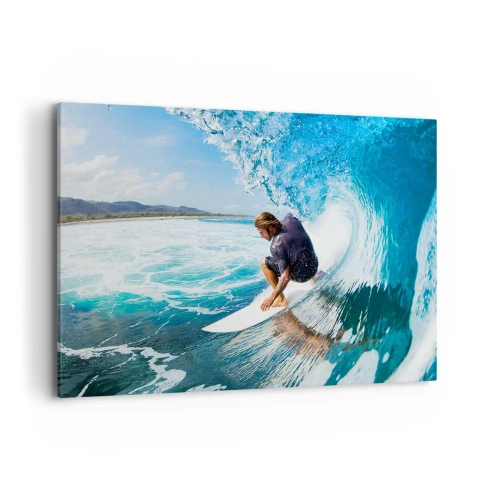 Tablou pe pânză - Dansând cu valurile - 100x70 cm