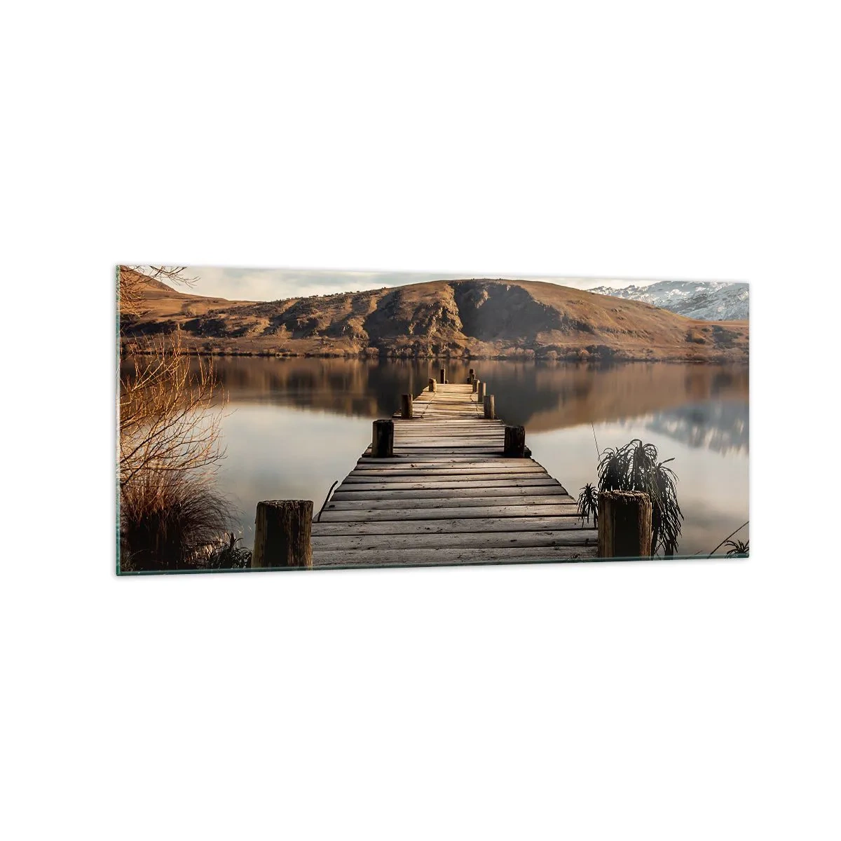 Tablou pe sticlă - Peisaj în tăcere - 120x50 cm